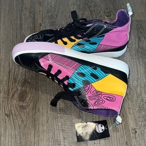 NEW Jack & Sally Women's Disney 9.5 High Top Sneakers Nightmare Before Christmas